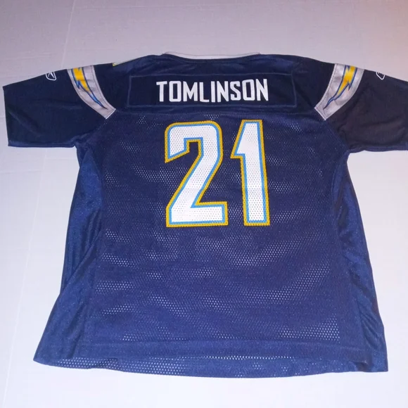 NFL Chargers Jersey, size L 2006-2007 season #21 L. Tomlinson - Picture 4 of 11